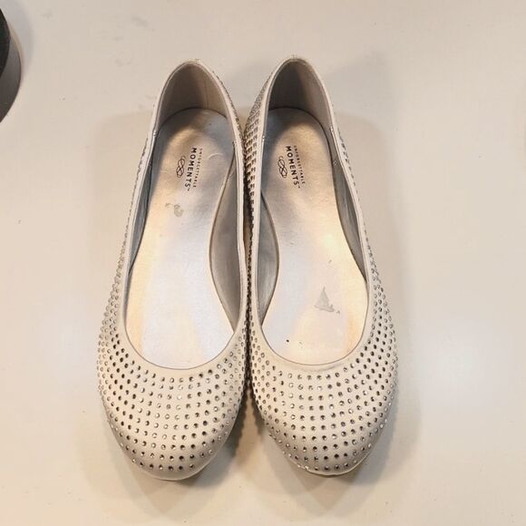 UNFORGETTABLE MOMENTS WOMEN"S BALLET FLATS WITH  RHINESTONES EMBELLISHMENTS - Picture 3 of 12